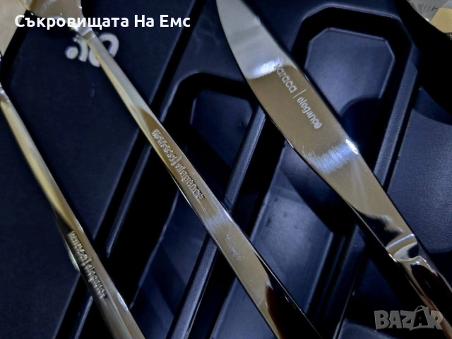 🆕 KARACA Стилен Комплект Прибори за Хранене 24части за 6човека , снимка 6 - Прибори за хранене, готвене и сервиране - 53714743