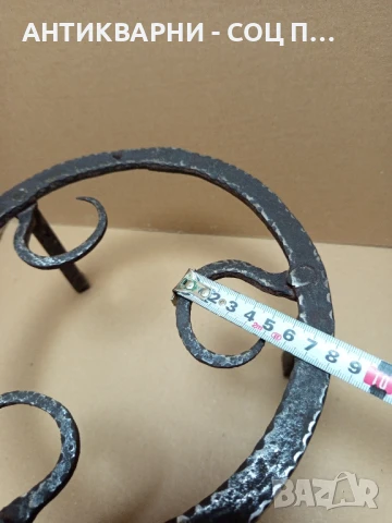 Соц Стар Ръчно Кован Малък Саджек Пиростия За Огнище Номер 10., снимка 9 - Антикварни и старинни предмети - 50659343