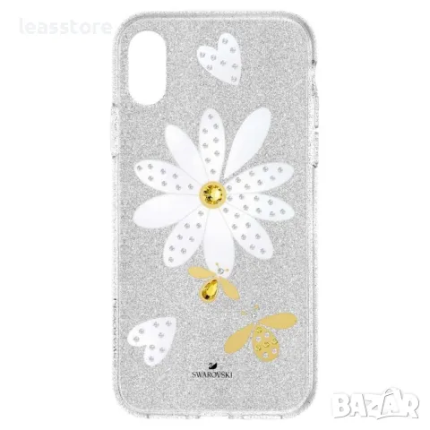 Оригинален луксозен кейс Swarovski IPhone X / XS, снимка 2 - Калъфи, кейсове - 49654141