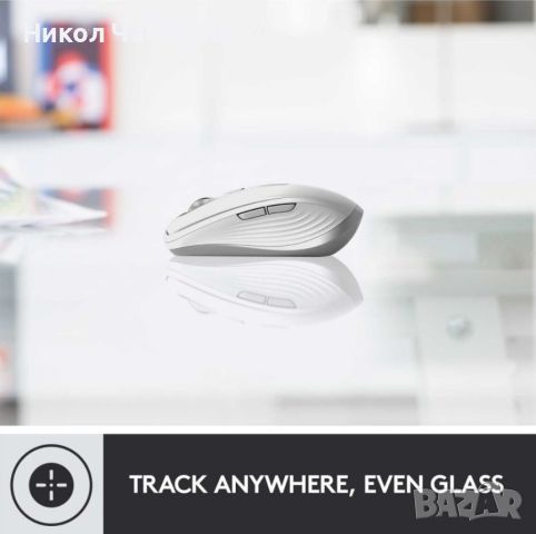 Безжична мишка Logitech - MX Anywhere 3, светлосива, снимка 3 - Клавиатури и мишки - 45753970