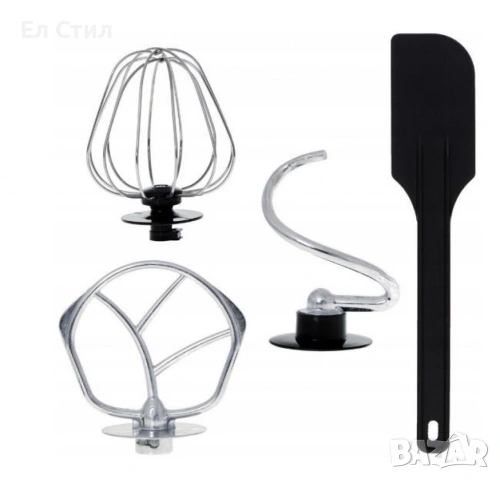 Планетарен миксер Voltz V51115F – мощност 1600W и 5L купа от инокс за перфектно тесто и кремове, снимка 5 - Миксери - 53586616