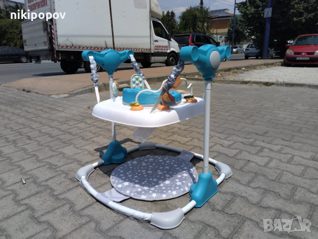 MONI Детско бънджи HOP син, снимка 8 - Проходилки - 53565090