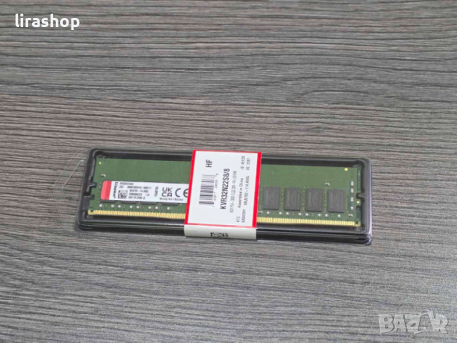 НОВА RAM Памет 8GB DDR4 3200 Kingston CL22 - KVR32N22S8/8