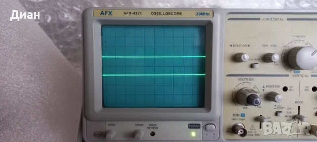 Осцилоскоп AFX 4321, снимка 5 - Друга електроника - 52897631