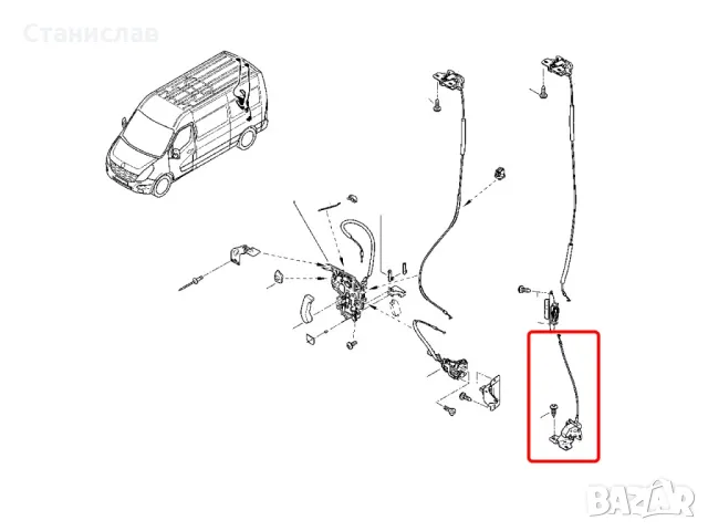 Opel Movano B Брава за багажник, снимка 5 - Части - 50311378