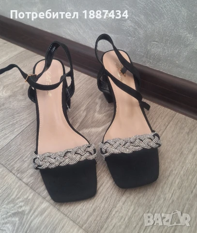 Дамски сандали на ток 