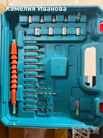 Комплект бормашина с двойна батерия , снимка 2 - Бормашини - 52286496