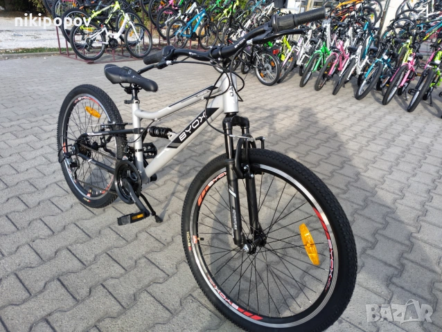 BYOX Велосипед 24" ADVENTURA сив, снимка 4 - Велосипеди - 53561167
