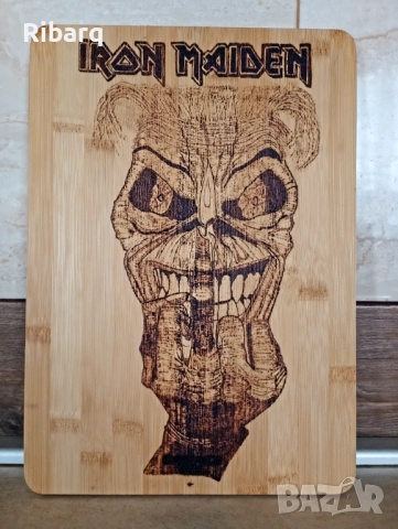 IRON MAIDEN дъска за мезета , снимка 2 - Аксесоари за кухня - 53902102