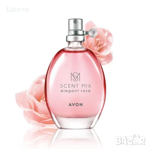 Дамска Тоалетна вода Scent Mix Elegant Rose Avon 30ml