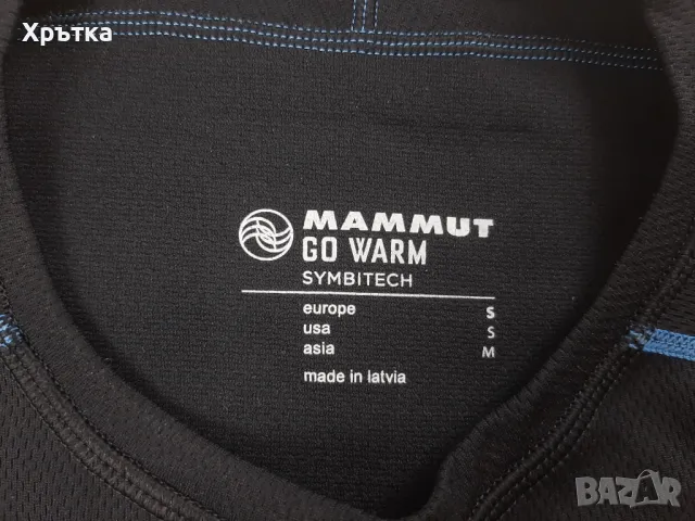 Mammut Go Warm - Оригинална мъжка спортна блуза р-р S, снимка 8 - Блузи - 49379023