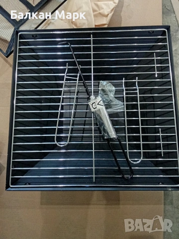 Grillstar Огнище с Грил (43х43 см), снимка 3 - Барбекюта - 53971131