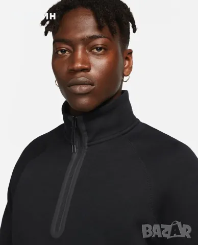 Мъжко горнище Nike Tech Fleece 1/2 Zip - размер М, снимка 5 - Спортни дрехи, екипи - 46970268