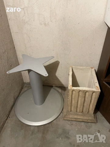 Масивна кръгла маса за беседка, помещение, снимка 2 - Маси - 53723847