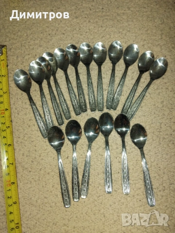 Малки лъжички за кафе, снимка 3 - Антикварни и старинни предмети - 54267376