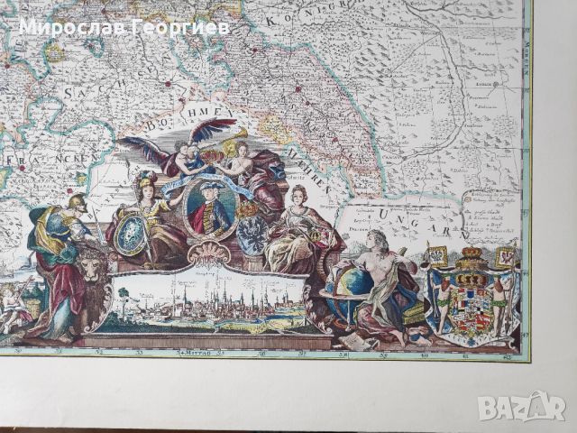 Карта на всички кралски пруски земи, голяма карта, снимка 6 - Колекции - 45747719