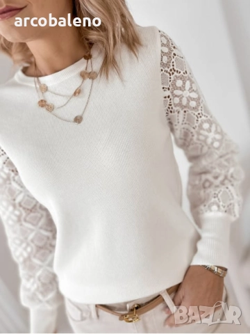 Дамски пуловер MARACOT, 4цвята , снимка 3 - Блузи с дълъг ръкав и пуловери - 52433530