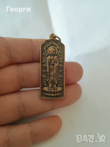 Будистка бронзова плочка