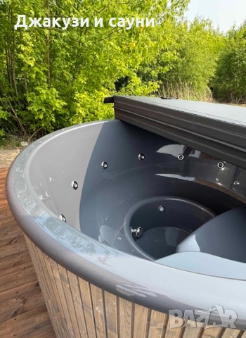 Уелнес хидро масажно джакузи с вградена печка на дърва, снимка 8 - Други - 52003941