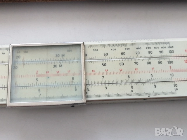 Немска логаритмична линия Meissner-Fabrikat, снимка 5 - Антикварни и старинни предмети - 52104959