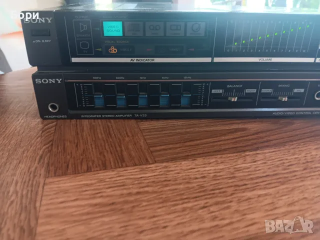 SONY TA V33 усилвател, снимка 2 - Ресийвъри, усилватели, смесителни пултове - 50260403