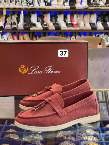 мокасини от естествен велур / кожа loro piana , снимка 3 - Маратонки - 51830186