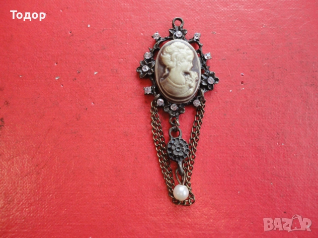 Медальон колие камея 3, снимка 3 - Колиета, медальони, синджири - 53302483
