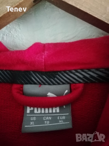 AC Milan Puma оригинално мъжко горнище с качулка суичър Милан XL/2XL памучно , снимка 7 - Спортни дрехи, екипи - 48816928