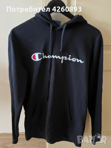 Мъжки черен суичър Champion 