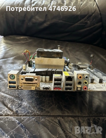 Дънна платка ASRock с RAM и процесор, снимка 3 - Дънни платки - 53619244