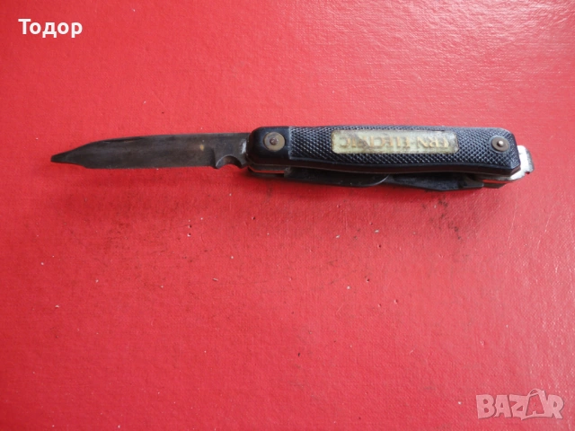 Старинен нож ERN Solingen корона и меч, снимка 6 - Ножове - 53028022