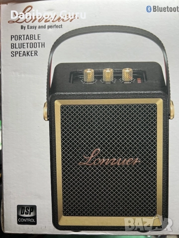 Lonzuer Action Retro дървен преносим Bluetooth високоговорител, подобрен бас, Bluetooth 5.3, 60W, снимка 11 - Bluetooth тонколони - 51642642