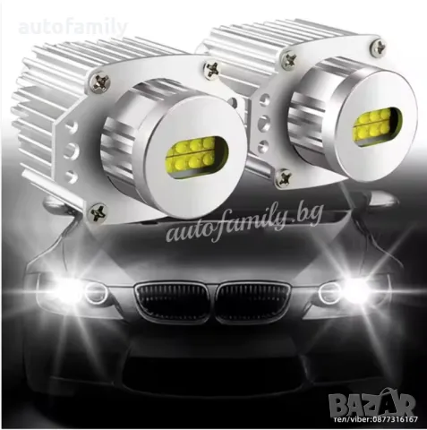 LED диодни крушки за ангелски очи на BMW, снимка 1