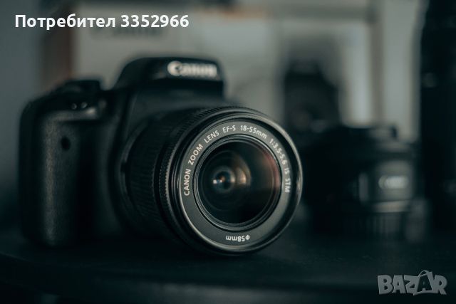 Canon 750D с 3 обектива , снимка 15 - Фотоапарати - 46293179