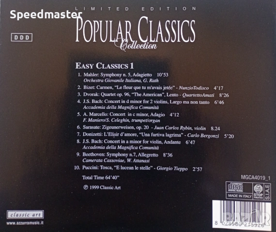 Popular Classics Collection 4CD, снимка 3 - CD дискове - 53767785