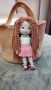 плетена кукла с къдрици, снимка 1 - Кукли - 45930773