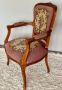 Ретро френски кресла с гобленова дамаска, снимка 8