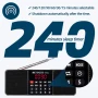 Retekess TR602 цифрово стерео презареждащо се радио,AM FM,TF USB , снимка 9