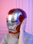 Моторизирана маска Iron Man MK5 1:1 с гласова команда Роботизирана каска Железния човек, снимка 3