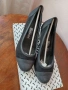 Нови! №37 Обувки Ест Велур и Кожа Ток , снимка 1