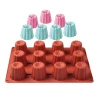 12 бр тип чашки капсули Мус кексчета мъфини пудинг желе свещ силиконов молд форма гипс, снимка 3