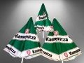 Рекламни чадъри за Заведение,Тераса,Градина или Плаж с брандинг на бира Kamenitza - Astika + Стойки, снимка 2