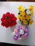Букети с рози от пластичен сапун , снимка 1 - Декорация за дома - 45457464