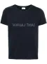 SAINT LAURENT Navy Blue Reverse Logo Print Мъжка Тениска size M, снимка 2