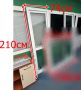 ПВЦ PVC дограма врата 210/74см - цена 135 лв  -само вратa с едностранно отваряне , от дограма тип пи, снимка 1