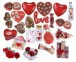 Изрязани елементи от картон Valentines chocolate 22 бр - R078, снимка 2