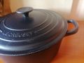 Le Creuset френска чугунена тенджера с капак , снимка 3