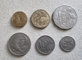 Монети. Австралия. Лот .5, 10 ,20, 50 цента . 1 и 2 долара.6 бройки., снимка 1