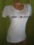 Tommy Hilfiger S- Бяла  дамска памучна тениска с лого , снимка 4