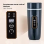 Кана за кола 12 V, CEIEVER Чаша за затопляне на кафе/чай/мляко за пътуване 350 мл, контрол на т, снимка 3